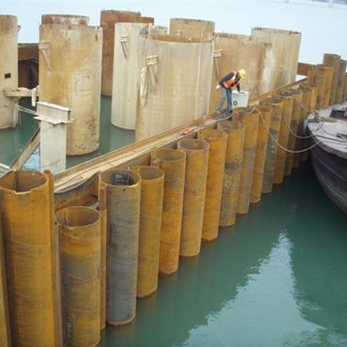 兰州钢护筒现场安装